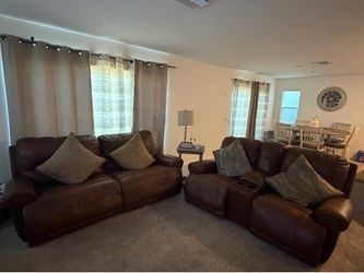 Brown couch