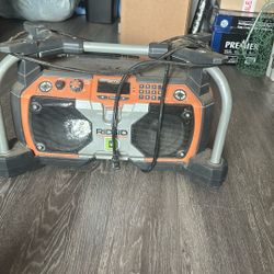 Ridgid portable Jobsite radio