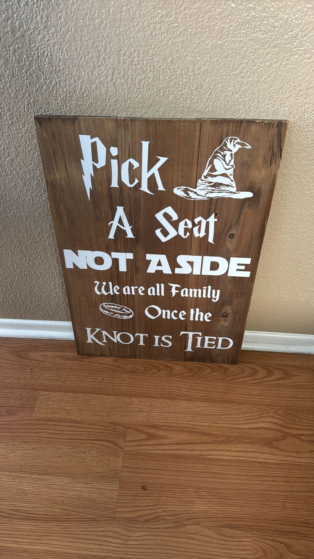 Nerd wedding sign