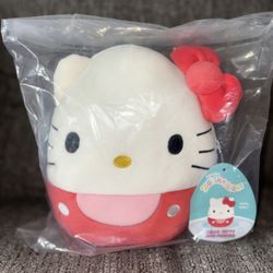 Brand New Kids Hello Kitty Squishmallow Doll