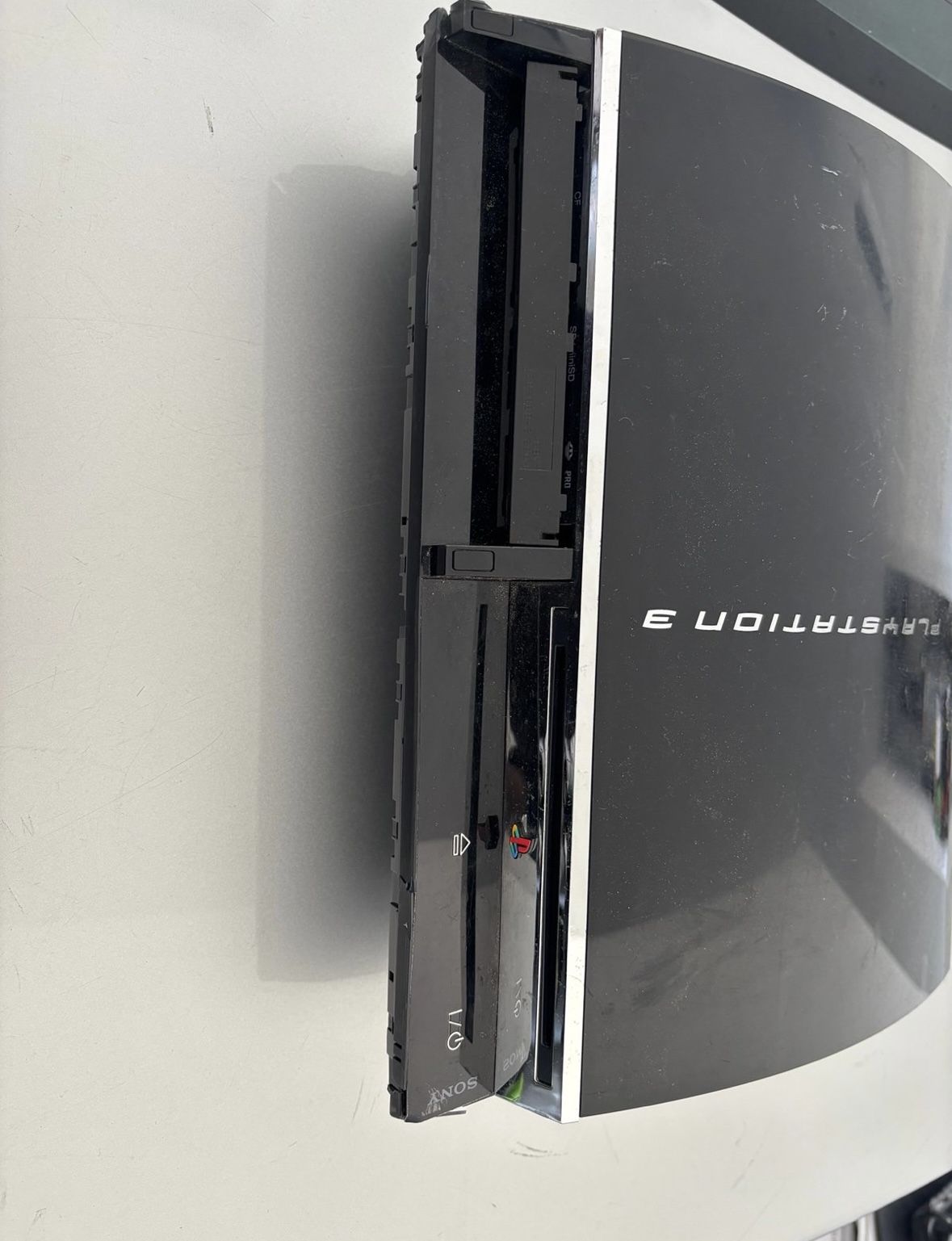 Playstation 3 Fat CECHE01 PS3 Backwards Compatible Console w/ Cords for Parts.