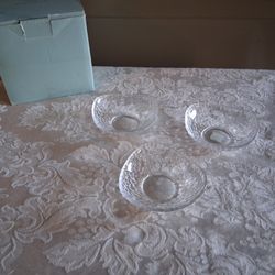 PartyLite CLARITY Tealight Mini Ball Trio Candle Holder Set P9207