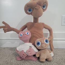 Vintage E.T Plushes Bundle