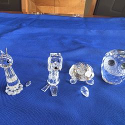 Damaged Swarosvki Figurines