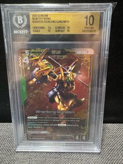 Shenlong Gundam R+ BGS 10 Pristine Graded Card