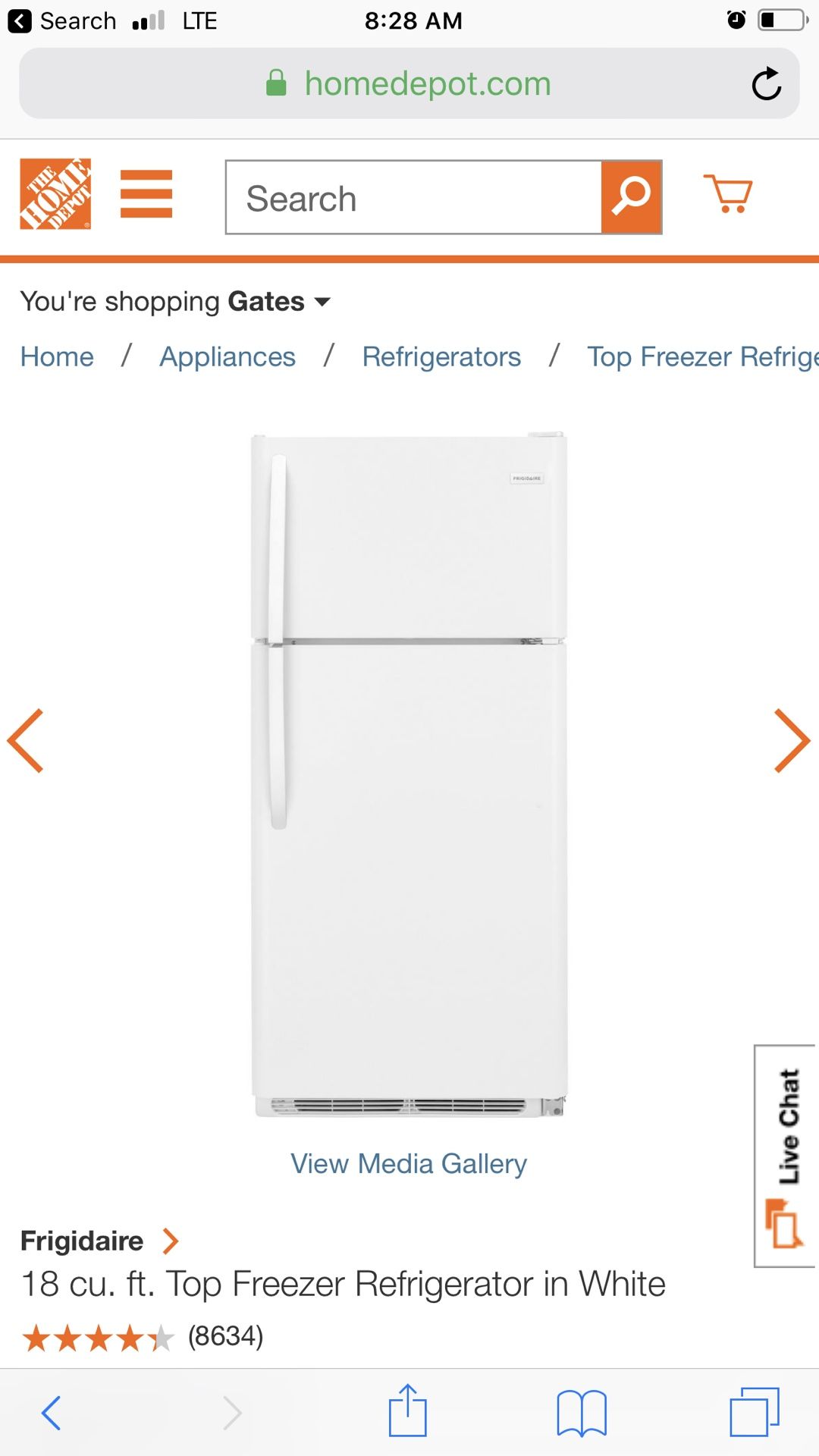 Free Single door fridge