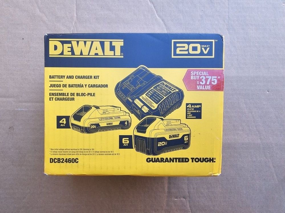 DeWalt 20 Volt Battery Starter Kit 6.0 + 4.0