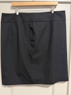 The Limited Black Collection Black Pencil Skirt Women's Size 18 Zipper Lined