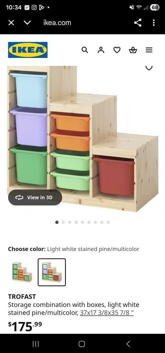 2 Ikea Storage Containers 