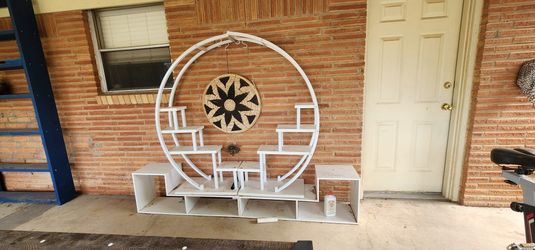 White Plant Multi Shelves