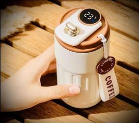 NEW, Intelligent 316 stainless steel insulated coffee cup outdoor 2 layer vacuum