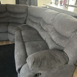 Grey Sectional Sofa 