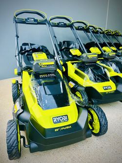 Brand new Ryobi 40V HP Brushless 20 in. Cordless Battery Walk Behind Push Lawn Mower with 6.0 Ah Battery and Charger