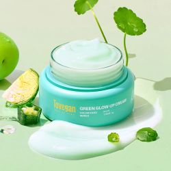 New Tovegan Green Glow-Up Cream 50ml
