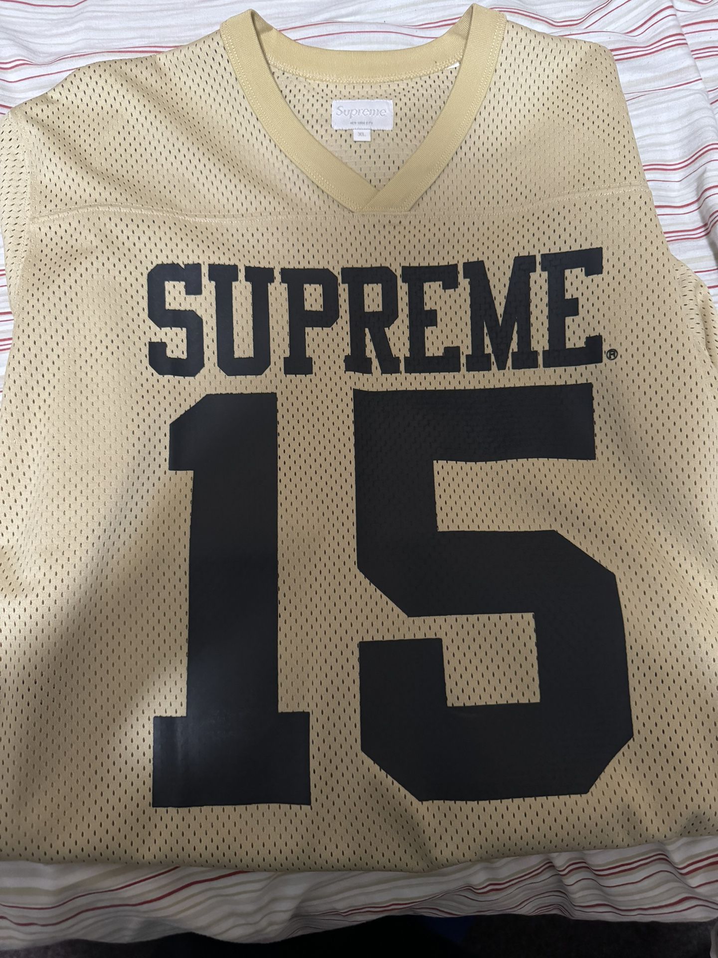 Supreme Football Jersey  Size XL $315 Or Better Offer 