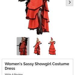 Women’s Sassy Show Girl Costume XL