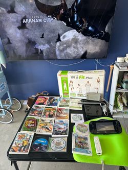 Wii U bundle Wii fit and 15 games