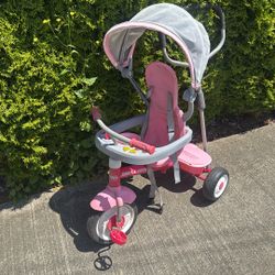 Great Tricycle For Kids With Shade And Cup Holder
