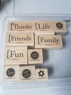 Rubber stamps Make It Count Stampin Up