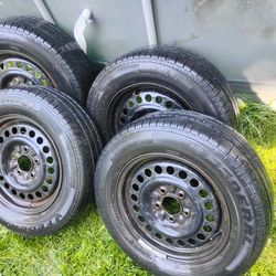 215 60 R15 Full Set (Tires And Rims)