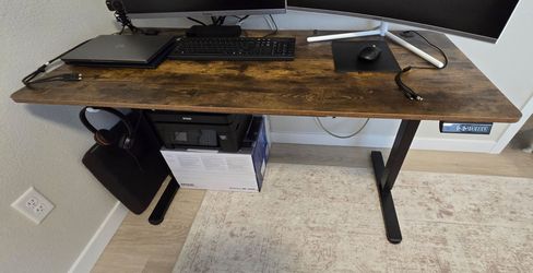 Sit-to-Stand Desk with Chair