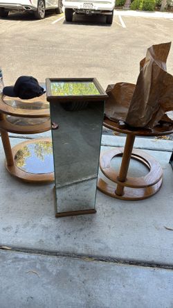 Mid Century Mirror Stands- GREAT DEAL!