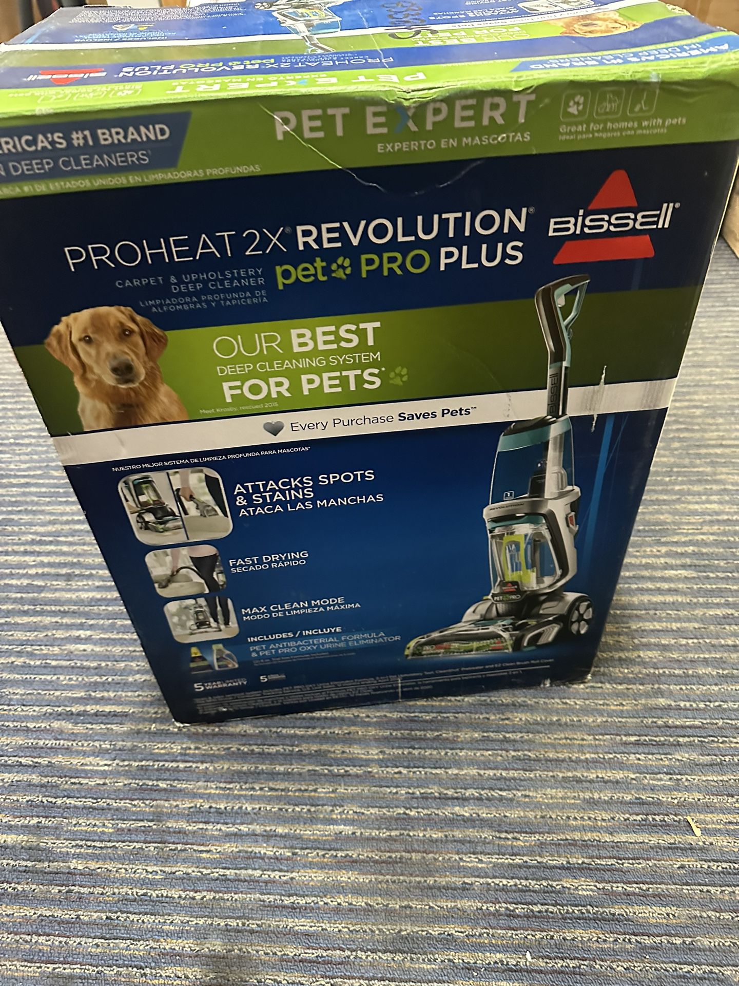 BISSELL ProHeat 2X Revolution Pet Pro PLUS 35882 Deep Vacuum Cleaner (Brand New)