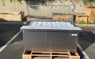 NSF 60 ins poke bowl cooler Subway Cold table Refrigerator SUB60