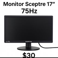 Sceptre 17” Monitor – 75Hz – $30 (Works Great!)