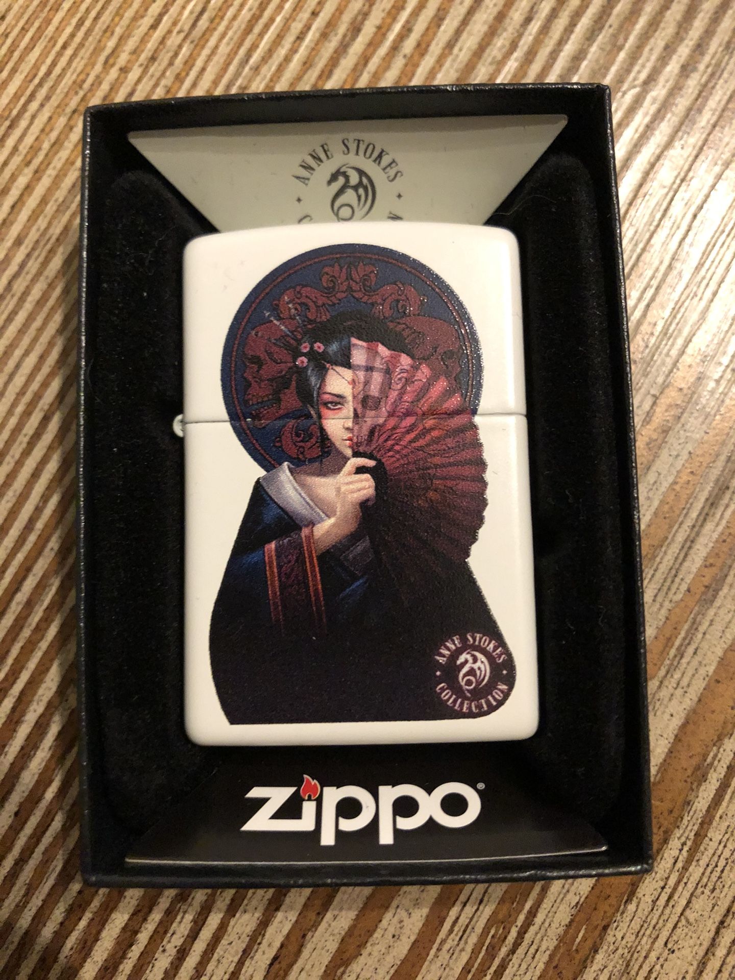 Anne Stokes Japanese Geisha Zippo Brand New