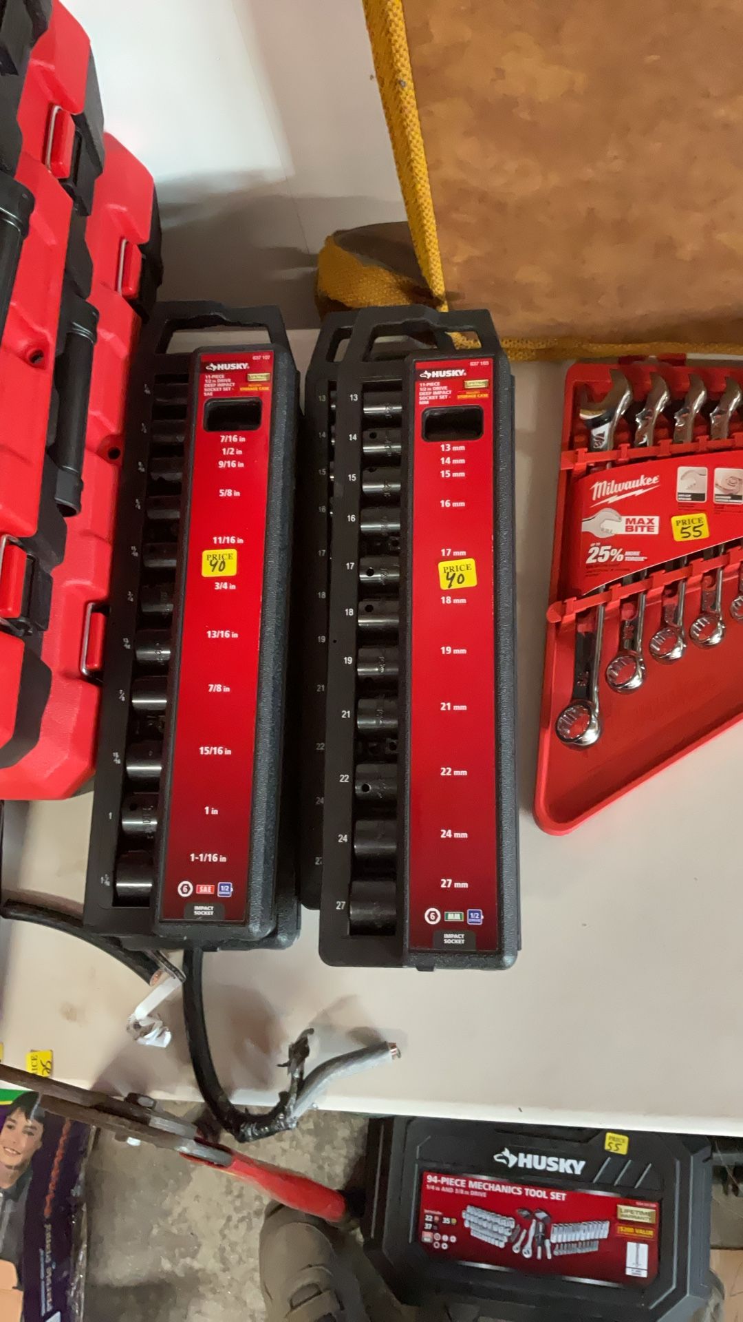 Husky 11 Piece 1/2in Drive Deep Impact Socket Set(metric Or Mm)