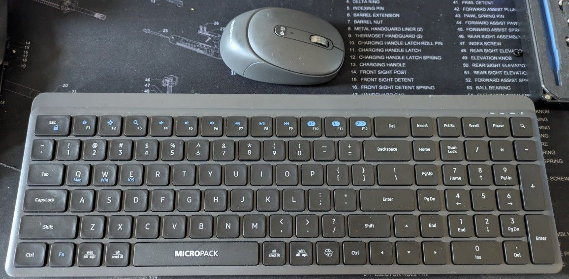 MicroPack Wireless Keyboard & Mouse set.