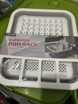 Collapsible dish rack