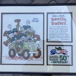 Beatle Bailey Original Signed