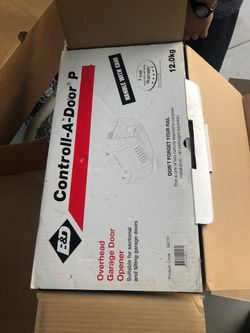 Overhead garage opener.