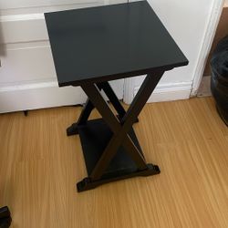 Black Table/ Stool
