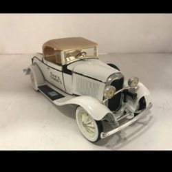 See's Candy Ertl 1930 Ford Model A Roadster Car & Coin Bank - New