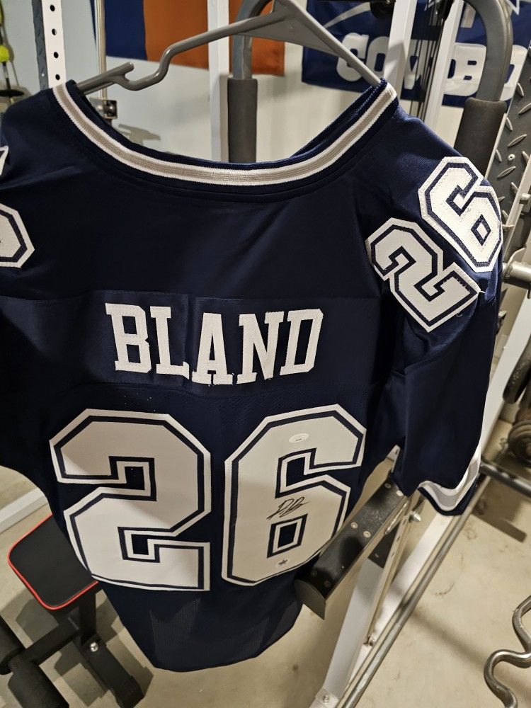 DaRon Bland Signed Football Jersey