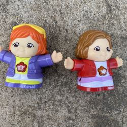 Vtech Go Go Smart Friends NORAH and KAYLEE Girl Doll Figure Lights Sounds