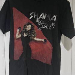 Vintage 2017 concert shirt Shania Twain Size Med 