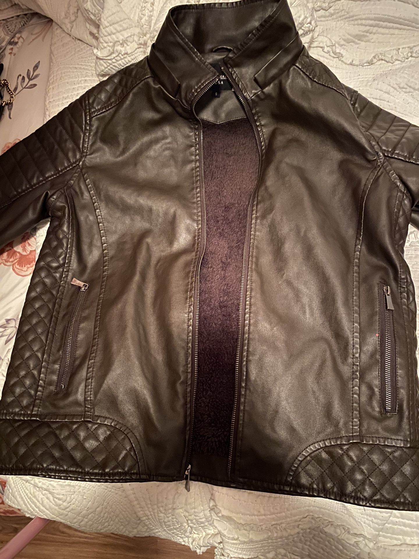 Leather jacket