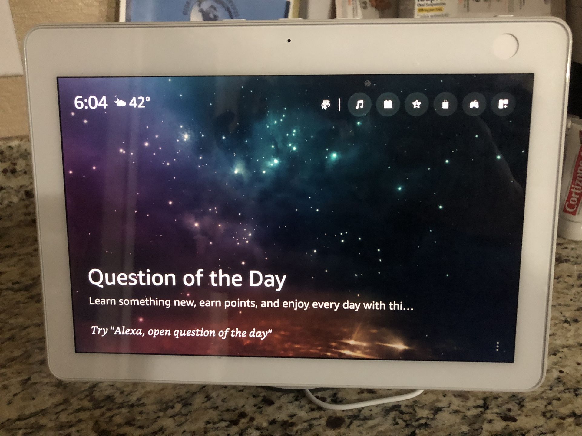 Amazon Echo Show 10 Display Alexa Smart Speaker- White- 3rd Gen