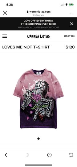 Warren Lotas ‘Love Me Not ‘ Tee