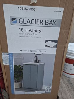 Glacier Bay 18 in. Bathroom Vanity with Top