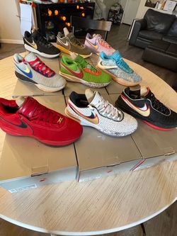 Nike Basketball Sneakers Collection – 9 Pairs (size 12)