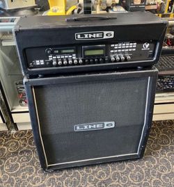 Line 6 Vetta II HD Amp Head & 4x10 Cabinet Guitar Amp