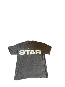 Hell Star Grey T Shirt Size L
