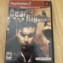 Ps2  Dead To Rights Greatest Hits 