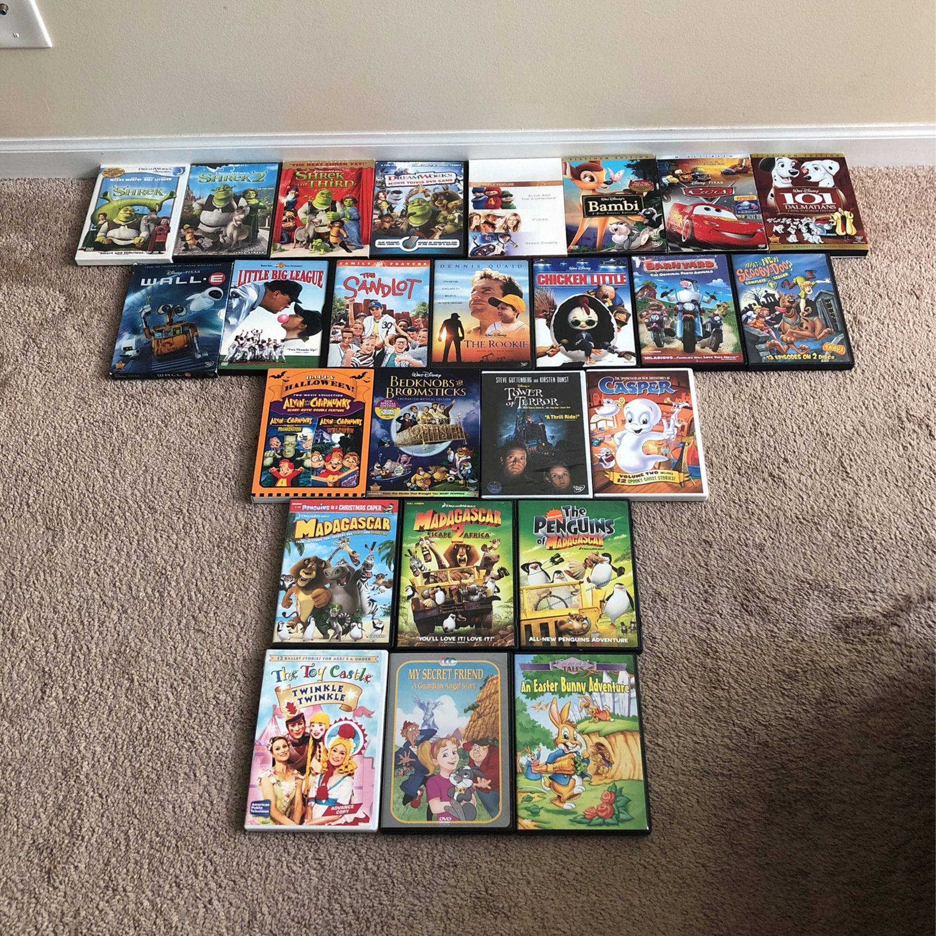 Set Of (27) DVD Movies *2 Movies Just Added