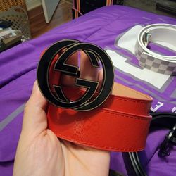 $60 Firm Designer Belt Size 34-36